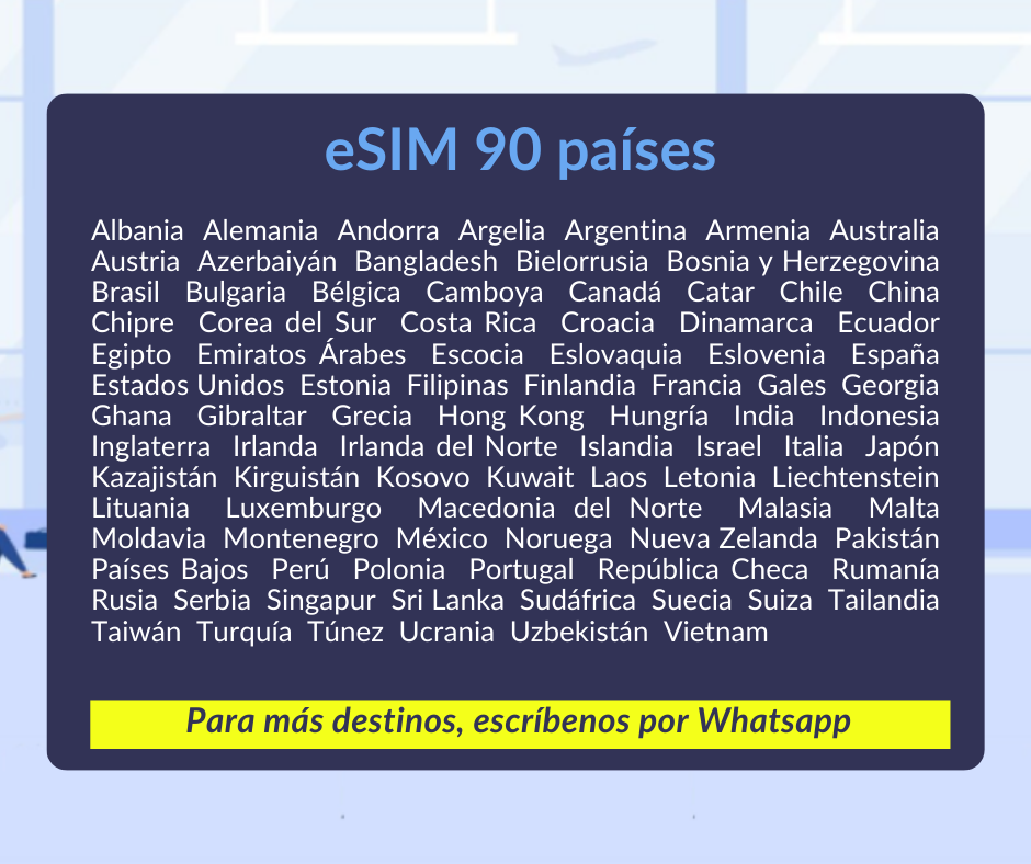 eSIM internacional Simbero